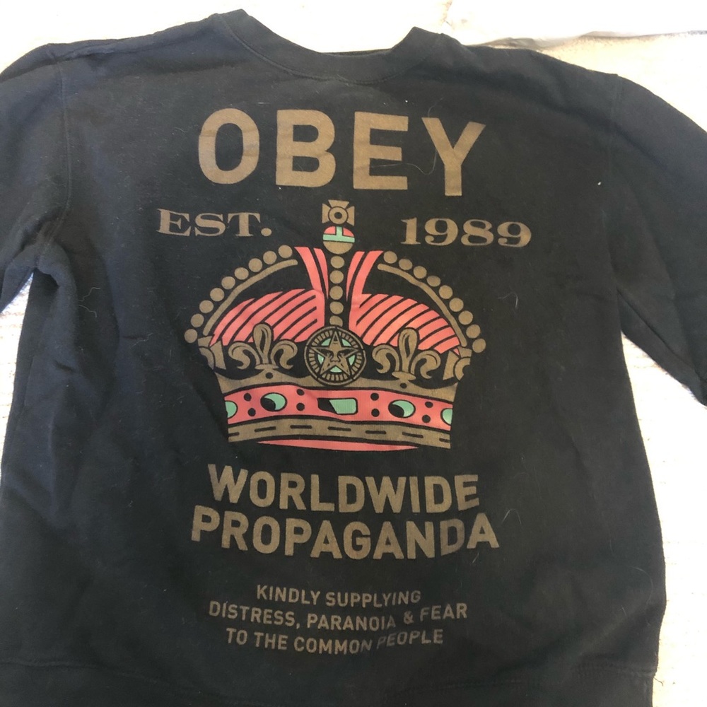 OBEY mens crewneck